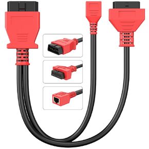 Autel Original Programming Coding Ethernet Cable for BMW F&G Series ، 16Pin enet OBD2 RJ45 SPLITTER Y ADAPTER ، OBD II Extension Connector ، Work W MS908S PRO II/ MK908 PRO II/ ELITE II