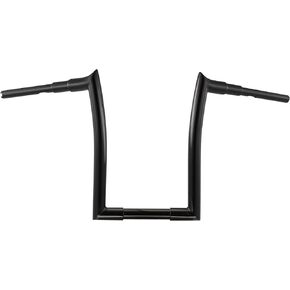 MoKitDora Softail Touring Meat-hook Handlebar 14" Rise 1-1/2" Fat 1.25" Clamp Ape Hangers for 2007-up Fat Boy Breakout FLFBS FLSB FXBR FXDRS '17-later FLHRXS '15-later Freewheeler Trike FLRT, Black