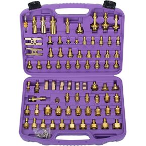 77PCS Air Conditioning Leak Detector, Air Conditioning Leak Test Kit, A/C Compressor Detection Repair Tool Kit