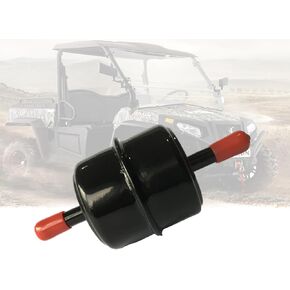 مرشح الوقود في Qymoto INLINE 5/16 "Canister for Hisun Sector Vector 250 400،450،500،550،700،750 ، Coleman UTV ، Axis 500 700 ، Massimo MSU500 700 ، Cub Cadet Challenger Parts