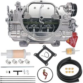 1406 Carburetor for Performer 600 CFM 4 Barrel AFB-Style Square Bore متوافق مع سيلفرادو كورفيت موستانج ميركوري بيك آب شاحنة شاحنة V8 مع خنق كهربائي