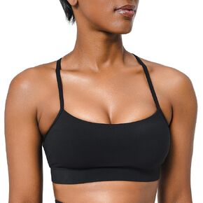 براها الصدرية الرياضية Coolmate للنساء ، y-back seamless racerback مبطنة منخفضة التأثير صدرية اليوغا ، تمرين بيلاتيس ، داعمة