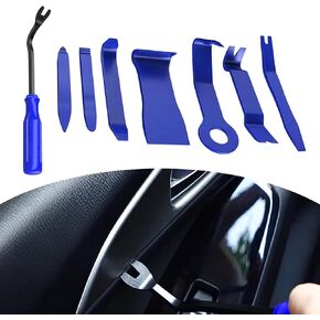 Pack-8 Car Removal Device, Dashboard Door Panel Window Removal Screwdriver, Waterproof Car Interior Scratch Removal Tool, Suitable for Most Cars (Blue)