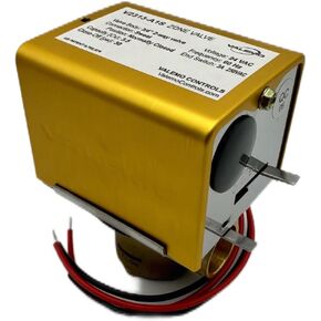 Valemo V2313-A1S Motorized Zone Valve, 2-way, 3/4" Sweat, Normally Closed, 24 VAC with End Switch