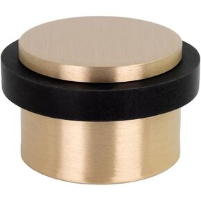 EVI | Adhesive Doorstop | W:1.37'' - H:0.53'' | Modern Design with Low Height | Natural Silicone Protection | Stainless Steel Body | Great Adherence | 100% Functional | Mod. I-203x12