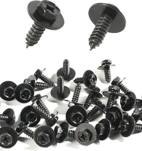30PCS Fender Bolts, Bumper Screws, Splash Shield Fasteners, Compatible with ES300h, ES350, Replace #90159-60498 90159-T0034 in Saudi Arabia
