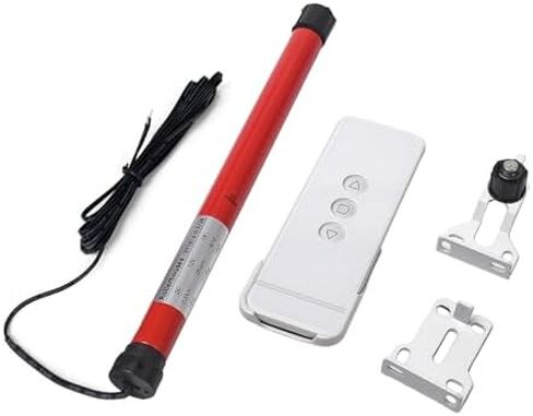 RTS 12V DC Radio المحركات الأنبوبية التي تتحكم فيها لقطات كهربائية مصغرة الأبطال المريحة المتوافقة 3/4 "(21 مم) و 1" (25 ملم) ظلال أسطوانة in Kuwait