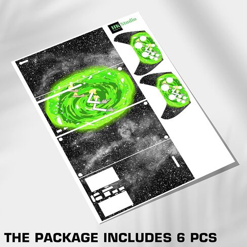 HK Studio Teal Cherry Blossom Decal Sticker Skin to Cover X-Box Series X with No Bubble, Waterproof, Full Protection - Including 2 Controller Skins and Console Skin in Saudi Arabia