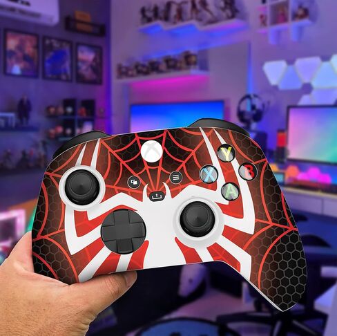 HK Studio Teal Cherry Blossom Decal Sticker Skin to Cover X-Box Series X with No Bubble, Waterproof, Full Protection - Including 2 Controller Skins and Console Skin in Saudi Arabia