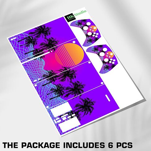 HK Studio Teal Cherry Blossom Decal Sticker Skin to Cover X-Box Series X with No Bubble, Waterproof, Full Protection - Including 2 Controller Skins and Console Skin in Saudi Arabia