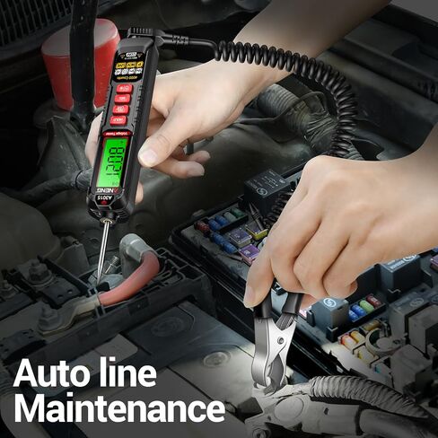 ANENG 0.5V-600V Multimeter ، AC/DC ضوء اختبار السيارات ، اختبار دائرة الجرس مع مسبار حاد ، ضوء مؤشر القطبية ، قلم اختبار الصمامات الجهد الجهد مع مقطع التمساح لسيارة سيدان ، سيارات الدفع الرباعي ، RV ، شاحنة in Kuwait
