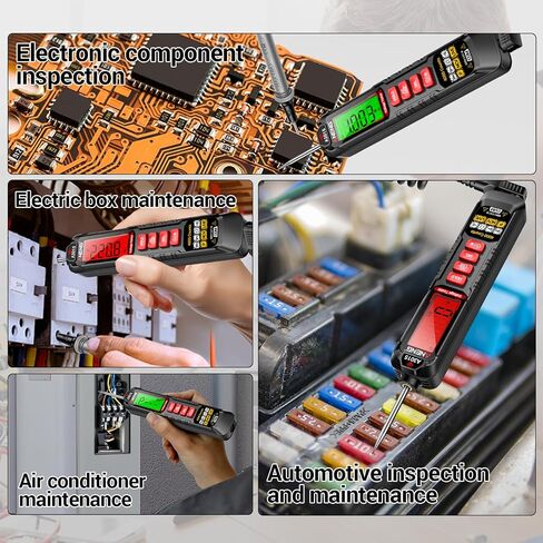 ANENG 0.5V-600V Multimeter ، AC/DC ضوء اختبار السيارات ، اختبار دائرة الجرس مع مسبار حاد ، ضوء مؤشر القطبية ، قلم اختبار الصمامات الجهد الجهد مع مقطع التمساح لسيارة سيدان ، سيارات الدفع الرباعي ، RV ، شاحنة in Kuwait