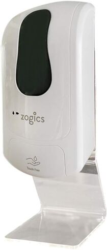 Zogics Touch-Free Automatic Dispenser for Foaming Hand Sanitizer and Hand Soaps, Wall-Mounted (Black) in Kuwait