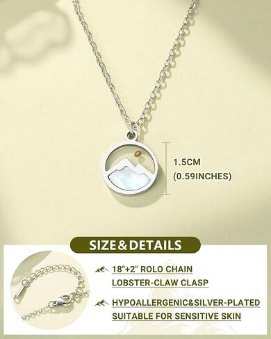 Silver/Gold Mustard Seed Necklace Baptism Confirmation First Communion Catholic Christian Gifts for Teens Girls Women in Kuwait