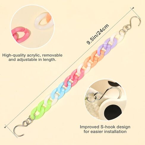 2pcs سلاسل الأحذية الأكريليك للنساء ، 18pcs زهرة السحر لؤلؤة السحر للزهور لصنادل السد ، سحر ديكور أحذية DIY للفتيات ، الحزب لصالح in Kuwait