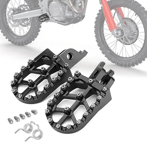 أوتاد قدم الدراجة الأوساخ على دراجة نارية على قدم وساق CNC CNC CRF250L/CRF250L Rally 12-21 CRF300L/CRF300L RALLY 21-24 TRANSALP XL750 RED in Kuwait