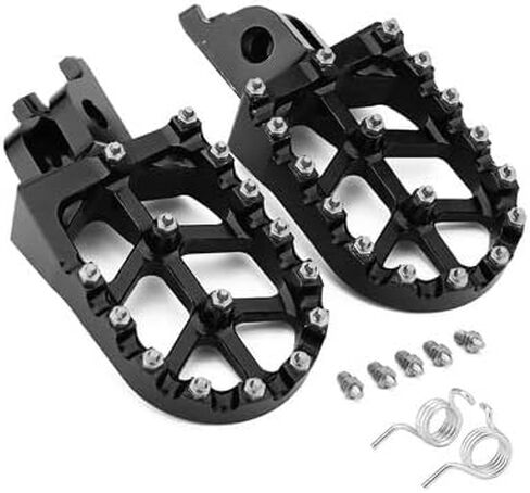 أوتاد قدم الدراجة الأوساخ على دراجة نارية على قدم وساق CNC CNC CRF250L/CRF250L Rally 12-21 CRF300L/CRF300L RALLY 21-24 TRANSALP XL750 RED in Kuwait