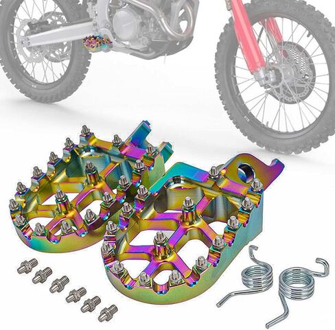 أوتاد قدم الدراجة الأوساخ على دراجة نارية على قدم وساق CNC CNC CRF250L/CRF250L Rally 12-21 CRF300L/CRF300L RALLY 21-24 TRANSALP XL750 RED in Kuwait