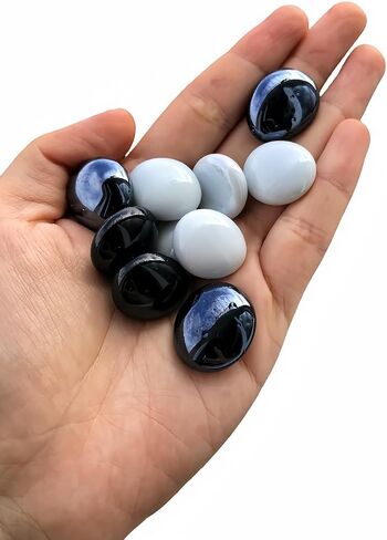 LiFschal Flat Glass Marbles,Orange Red Glass Gems,Flat Bottom Marble Beads,Vase Fillers Beads Decorative Glass Pebbles for Fish Tank Home Decorative,About 200G(0.45LB),32-37PCS in Saudi Arabia