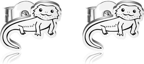 OKEYCH Bearded Dragon Lover Gift Stud Earrings Mom Jewelry in Kuwait