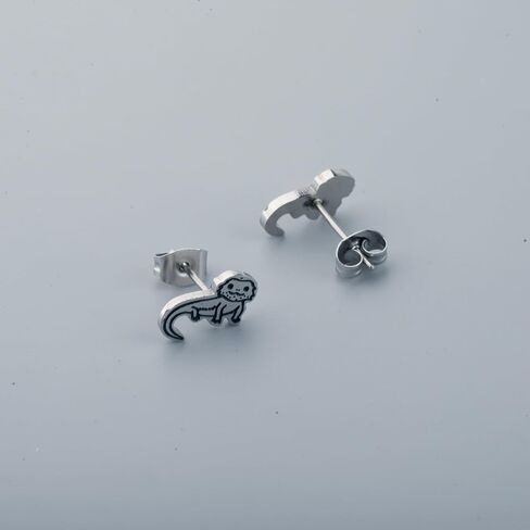 OKEYCH Bearded Dragon Lover Gift Stud Earrings Mom Jewelry in Kuwait