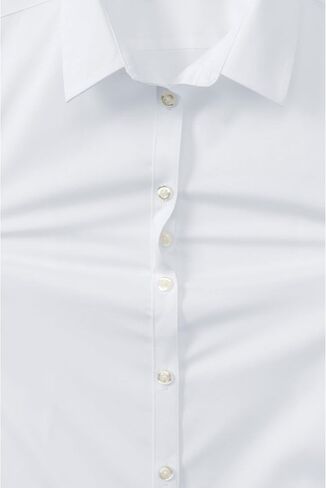 Lands' End School Uniform Girls No Gape Long Sleeve Stretch Shirt in Saudi Arabia