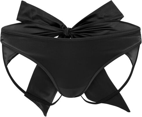 Adore Me Gynger Bikini Panty - XS-4X Regular & Plus-Size Bikini Underwear For Women, Satin Panties With Bow Women's Underwear in Kuwait