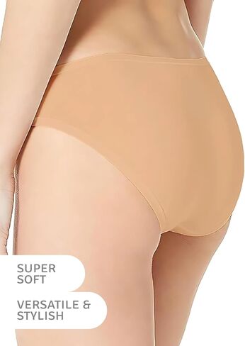 Women’s Cotton Modal Stretch Bikini Panty, Lightweight, Tag-Free, Moderate Coverage, Comfortable Underwear, 3 Pack (M, L, XL) in Saudi Arabia