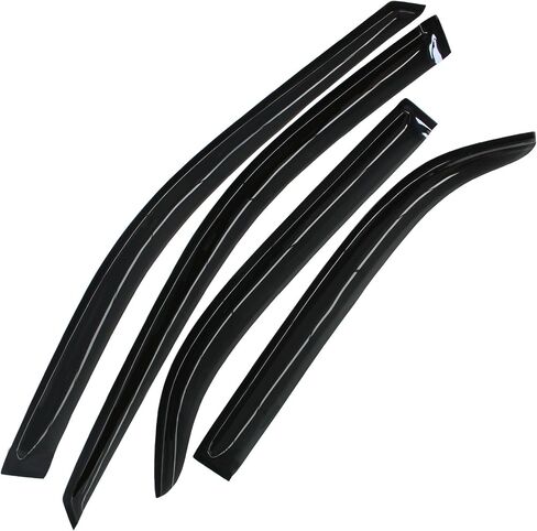 Smoke Window Visors Compatible with 2000-2005 Chevy Impala Wind Deflectors Sun/Rain Guards 94234 in Saudi Arabia