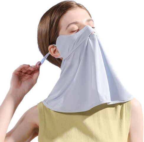 M-YOUNG UV Protection Neck Gaiter Face Cover for Summer Outdoor Activities Balaclava Bandana for Women in Saudi Arabia