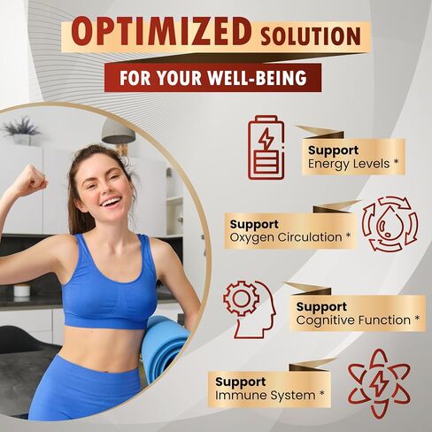 Organic Iron High Potency with Vitamin C, Folic Acid - High-Absorption Formula Vitamin B1, Vitamin B6, Vitamin B12 - Support Blood Building - 150 Count - Made & Tested in The USA in Kuwait