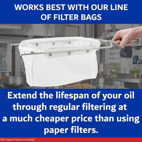 MirOil P100, Case of 90 x Size C (160ml) Portion Packs for Fryers with Oil Capacities of Up to 40 lbs Item 40455 Fry Powder Oil Stabilizer Filter Aid, Remove Fry Oil Contaminants (1) in Kuwait