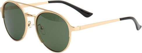 OSSAT Metal Frame oval Sunglasses Mirrored Lens classic neutral in Kuwait