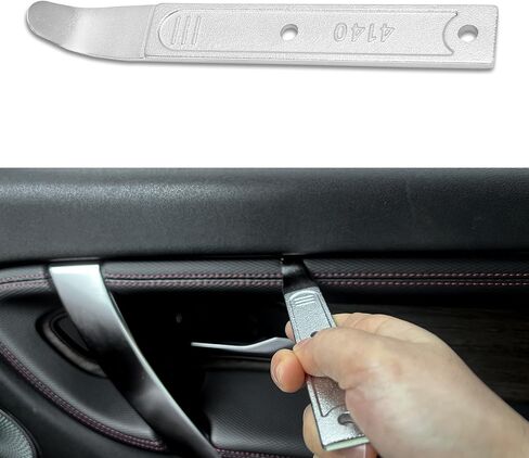 4140 Pry Tool, Trim Removal Tool, Auto Door Audio Dash Panel Popper Trim Puller, Car Accessories Metal Pry Bar for Removing Interior Trim, Paneling, Sheet Metal, Fasteners and More (1PCS) in Kuwait