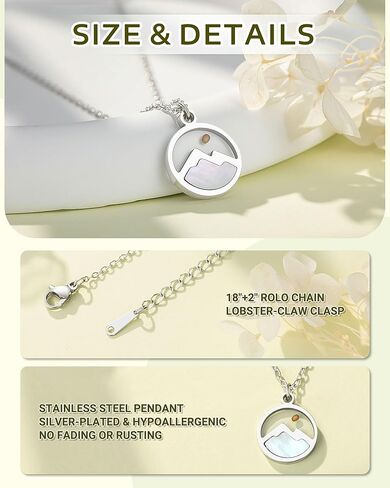 Happy Easter Gifts-Silver/Gold Moving Mountains Mustard Seed Necklace Religious Christian Gifts for Girls Women in Kuwait