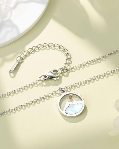 Happy Easter Gifts-Silver/Gold Moving Mountains Mustard Seed Necklace Religious Christian Gifts for Girls Women in Kuwait