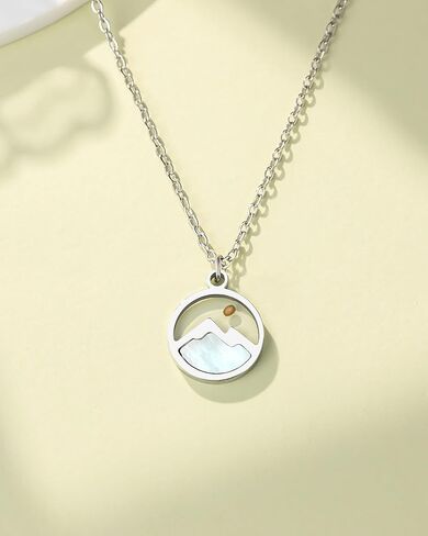 Happy Easter Gifts-Silver/Gold Moving Mountains Mustard Seed Necklace Religious Christian Gifts for Girls Women in Kuwait