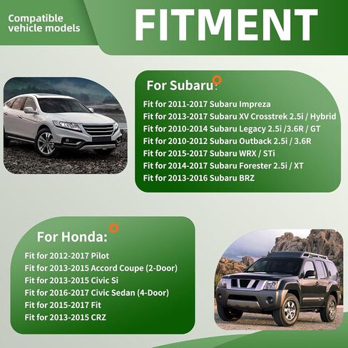 مجموعة ضوء الضباب الأمامية متوافقة مع Impreza 2012-2019 Outback 2010-2012 Forester 2014-2017 WRX/WRX STI 2015-2017 33900-T0A-A01 4F9Z15200AA in Kuwait