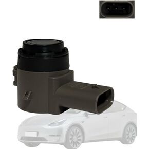 1PC-Radar on The Outside of The car Front and Rear Parking Sensor Backup Parking Assist Sensor Pdc Parking Sensor Bumper for Tesla 2021 2022 2023 2024Model Y S X 2525001-11-D