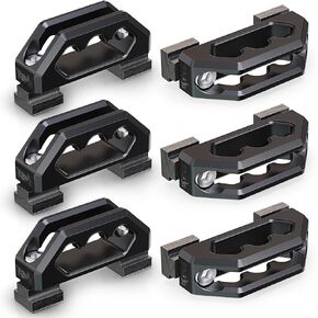 Reno Bed Rail Aleats ، Tie أسفل المرساة لمقطورة الشحن المتوافقة مع Tacoma Tundra Gladiator RAM 1500 Truck ، يحل محل PT278-35160/35111/35112/35100-S1/35050-S1 PT785-35050-S1 (Aluminum ، Red ، 2PCS)