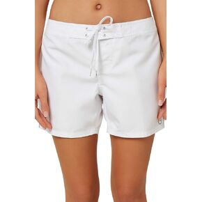 O'NEILL Women's 5 Inch Boardshorts - Stretchy Swim Shorts for Women - Beach Shorts for Swimming and Surfing,Tea Rose | Pacific,11