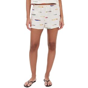 STAUD Women's Paddle Linen Shorts