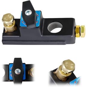 Car Battery Disconnect Switch: Heavy Duty Battery Kill Switch Universal Compatible for 12v and 24v Car, Truck, RV, Boat - Disconnect Isolator Cut Off Switch