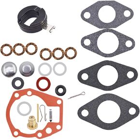 Autoparts Carburetor Repair Kit with Float Replacement for Johnson Evinrude 439071 18-7043 1.5 2 3 4 5 5.5 6 HP Outboard Motors