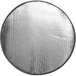 Steering Wheel Sun Shade Cover, Car Steering Wheel Sun Shade, Universal Reflective Steering Wheel Sunblock Cover, 18.11inch Steering Wheel Sun Heat Shield for SUV Truck Van (Silver)