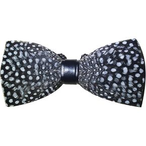 Handmade Feather Bow Tie