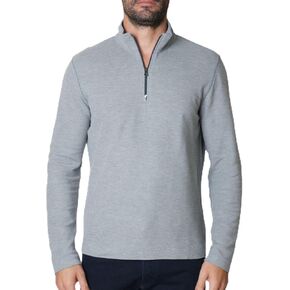 Robert Graham Men's Germano Long-Sleeve 1/4-zip Pullover Sweater