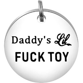 TIIMG Funny Couple Keychain Kinky Gifts for Husband Naughty Jewlry