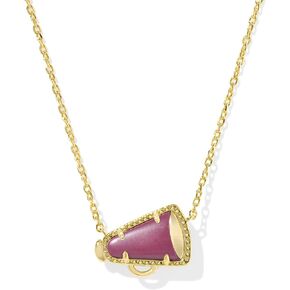 Kendra Scott, Womens, Cheer Short Pendant Necklace, Maroon Magnesite, One Size