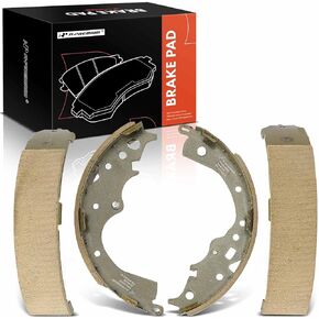 A-Premium Rear Ceramic Drum Brake Shoes Set Compatible with Select Toyota Models - Sienna 2004-2010, 4 Pcs